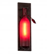 Meyda Green 220029 - 5" Wide Tuscan Vineyard Wine Bottle Wall Sconce