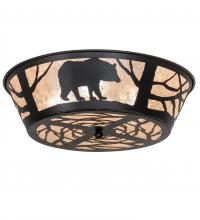 Meyda Green 225872 - 22" Wide Bear on the Loose Flushmount