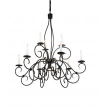 Meyda Green 227102 - 36" Wide Grace 10 Light Two Tier Chandelier