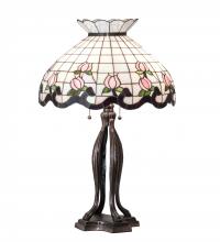 Meyda Green 228791 - 32" High Roseborder Table Lamp