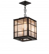 Meyda Green 234526 - 10" Square Pontrefract Lantern Mini Pendant