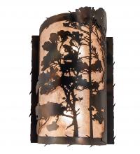 Meyda Green 236441 - 8" Wide Pickard Wall Sconce