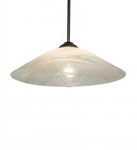 Meyda Green 236756 - 20" Wide Metro Blanco Swirl Pendant