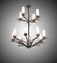 Meyda Green 238365 - 42" Wide Winter Solstice 12 Light Chandelier