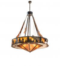 Meyda Green 243235 - 76.5" Wide Roosevelt Inverted Pendant