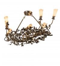 Meyda Green 243530 - 46" Long Vinca Vine 7 Light Chandelier