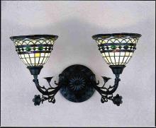 Meyda Green 27394 - 21"W Tiffany Roman 2 LT Wall Sconce.613