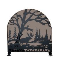 Meyda Green 28735 - 30"W X 30"H Moose Creek Arched Fireplace Screen