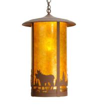 Meyda Green 28792 - 16" Wide Fulton Moose Creek Pendant