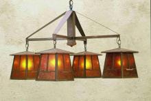 Meyda Green 47703 - 38"W Bungalow Valley View 4 LT Chandelier