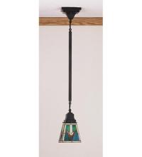 Meyda Green 48978 - 5"Sq VALENCIA Mission Mini Pendant.609