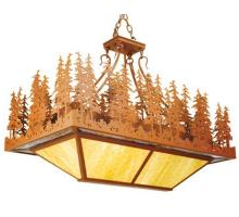 Meyda Green 50216 - 40"L Pine Lake Oblong Inverted Pendant