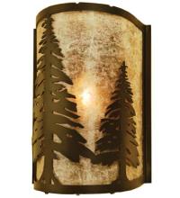 Meyda Green 68169 - 8"W Tall Pines Wall Sconce