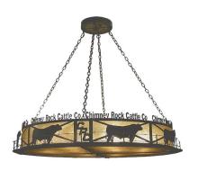 Meyda Green 73485 - 60"L Personalized Chimney Rock Inverted Pendant