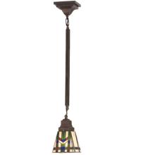 Meyda Green 82481 - 5"Sq Prairie Wheat Mini Pendant