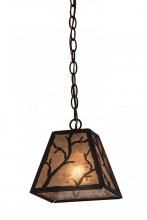 Meyda Black 166549 - 8"Sq Branches Pendant