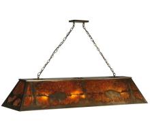 Meyda Yellow 30332 - 60"L Buffalo at Lake Oblong Pendant