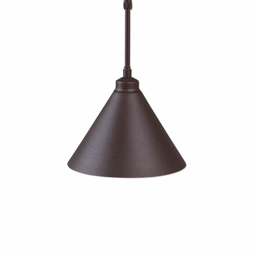 Canyon Pendant Small - Rustic Plain - Rustic Brown Finish - Adjustable Stem