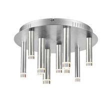 Artcraft AC7089SA - Galiano Flush Mount (Satin Aluminum Finish)