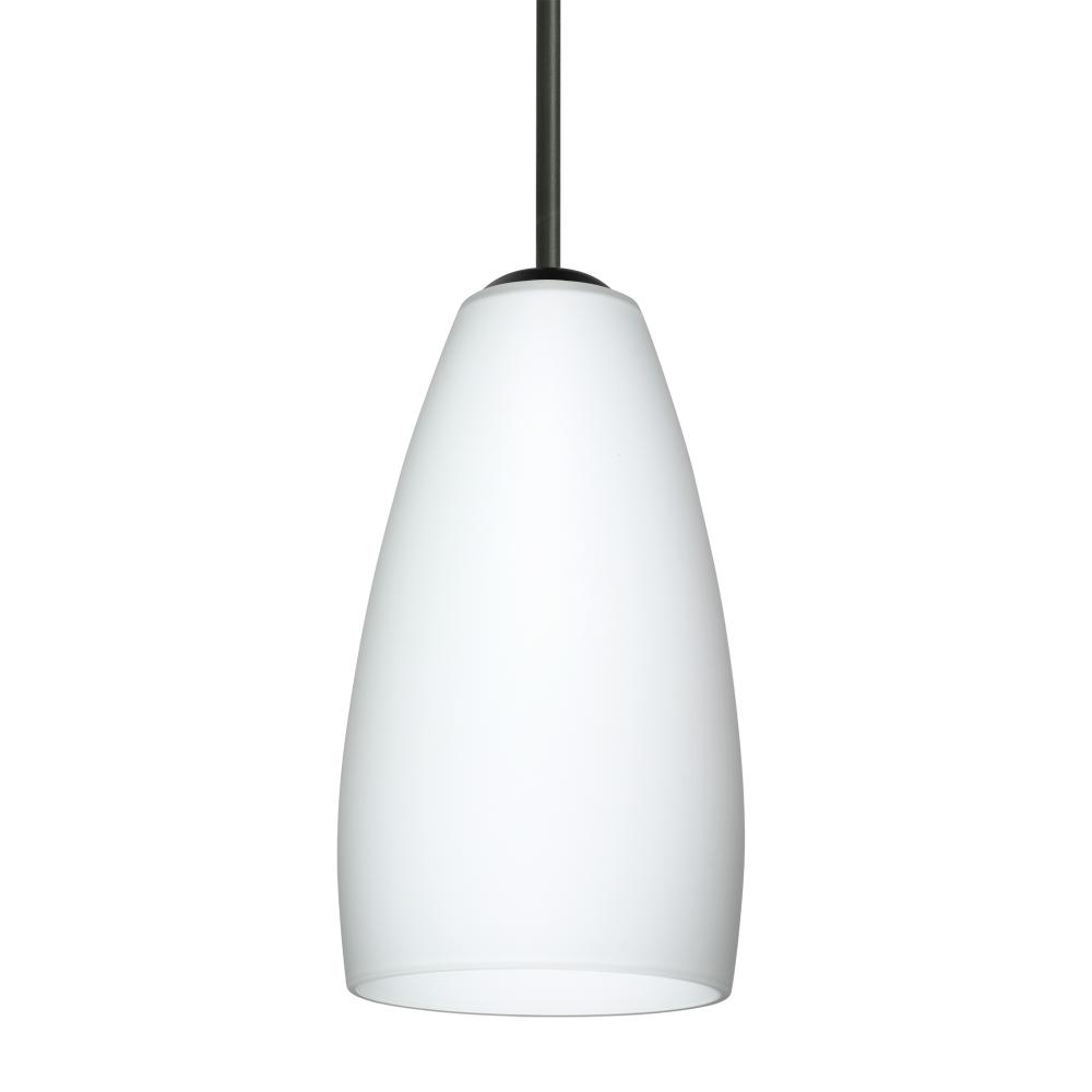 Besa Chrissy Pendant Black Opal Matte 1x50W MAX E26 Base