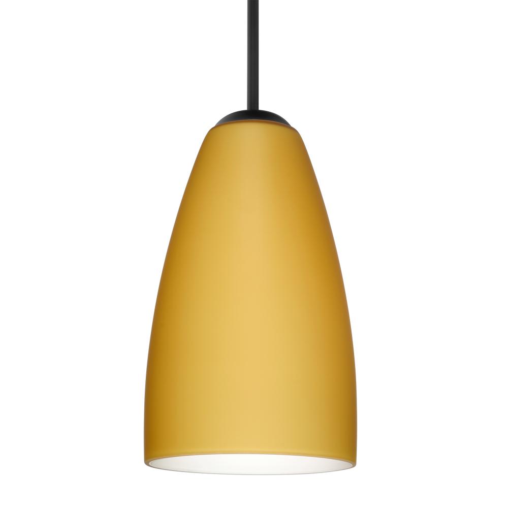 Besa Riva 9 LED Pendant Vanilla Matte Black 1x9W LED