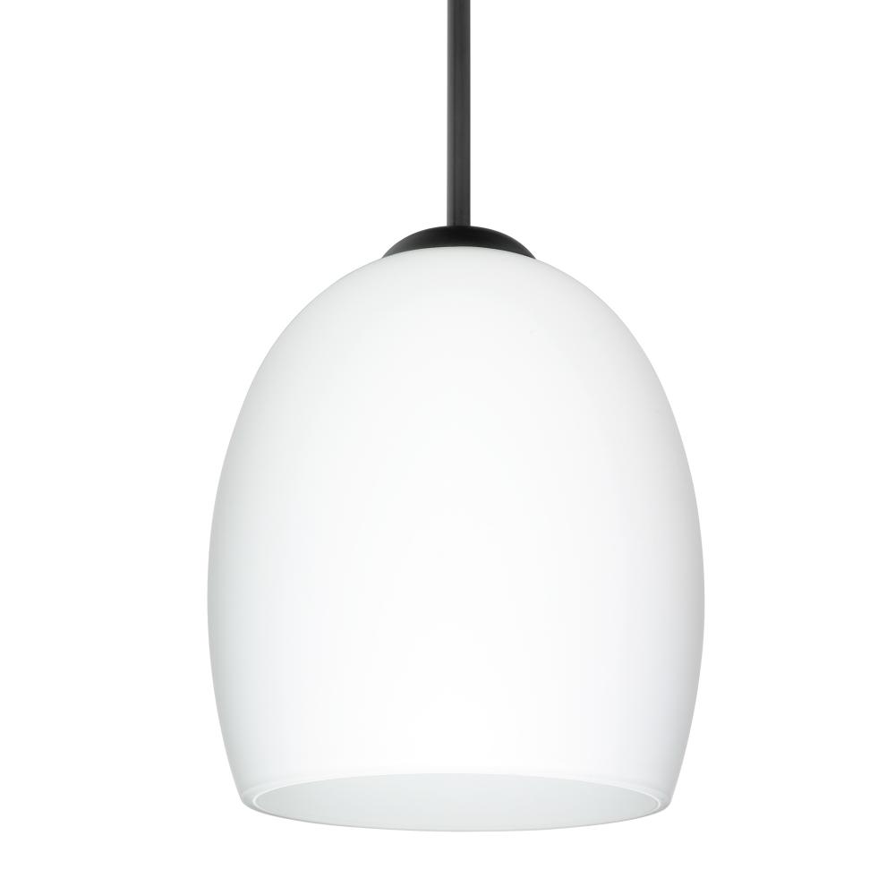 Besa Lucia Pendant Black Opal Matte 1x75W MAX E26 Base