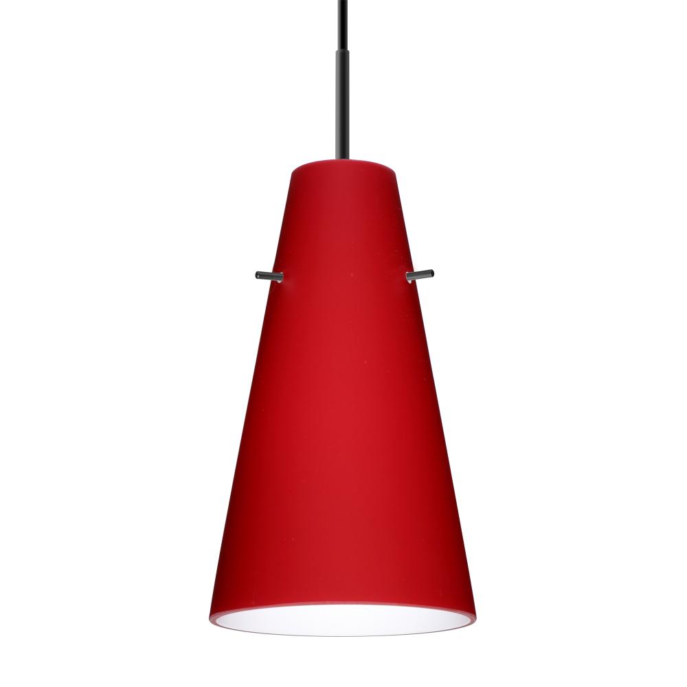 Besa Cierro Pendant Black Ruby Matte 1x100W MAX E26 Base