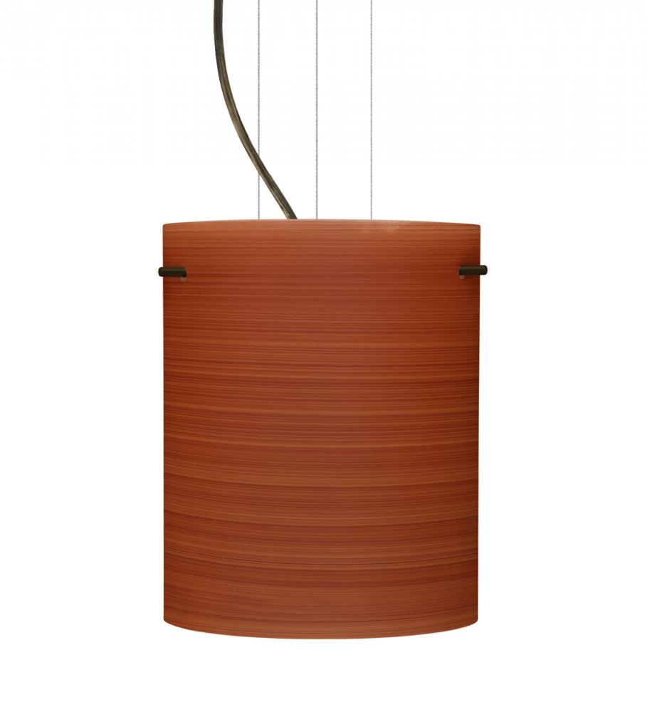 Besa Pendant Tamburo 8 Bronze Cherry 1x100W Medium Base