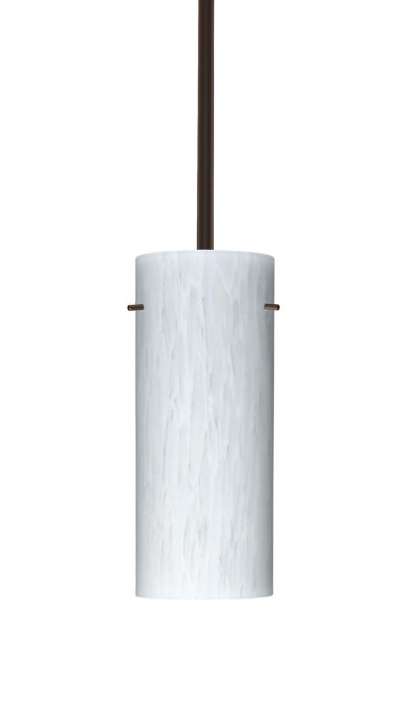 Besa Stilo 10 Stem Pendant Bronze Carrera 1x100W Medium Base