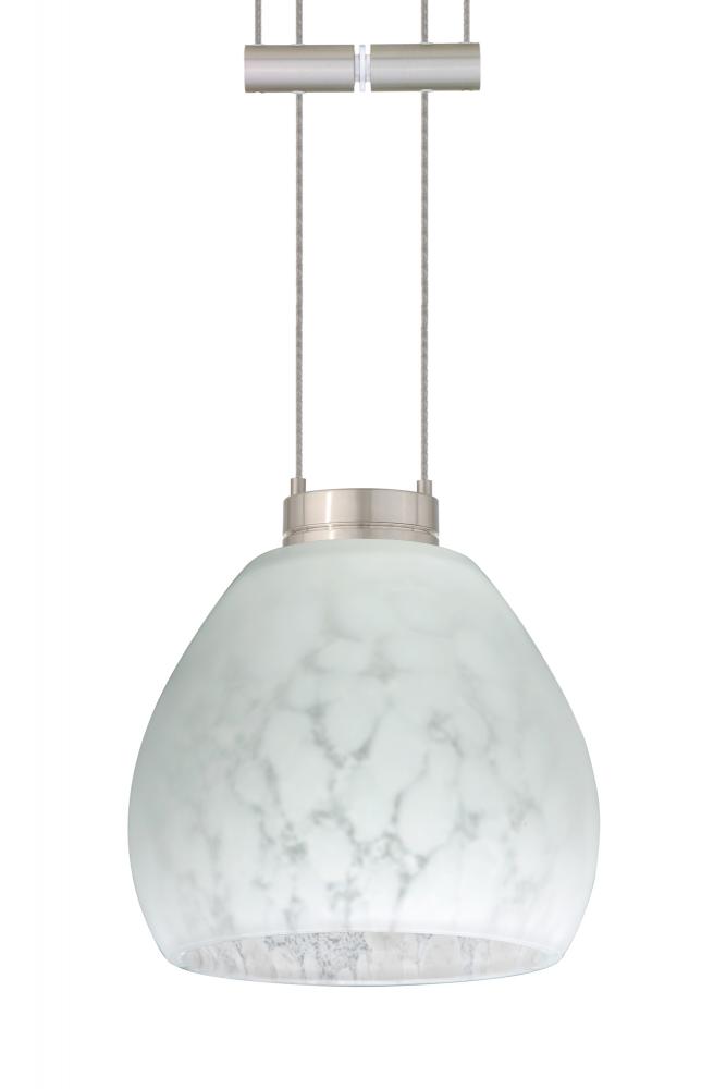 Besa Pendant Tay Tay Satin Nickel Carrera 1x50W Halogen