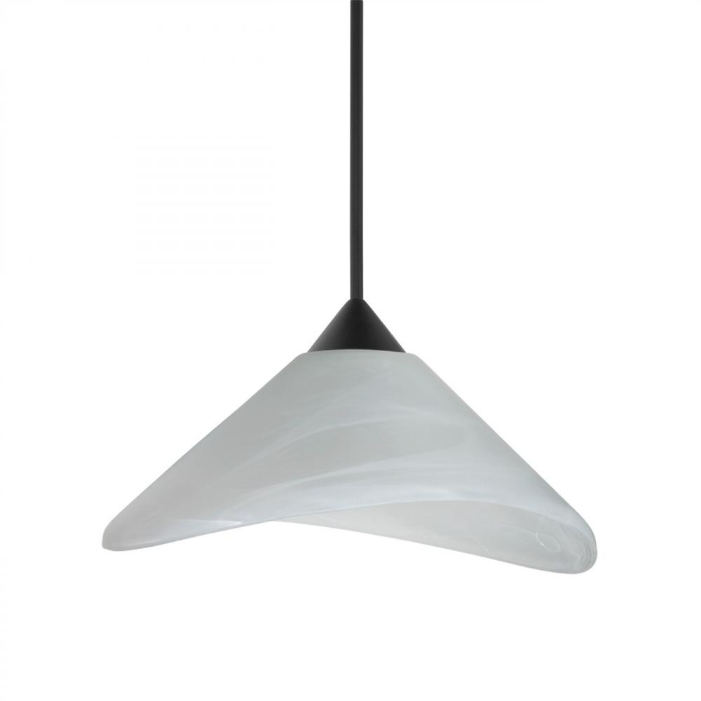 Besa Pendant Hoppi, Black Finish, Marble 1x50W MAX GY6.35 Base