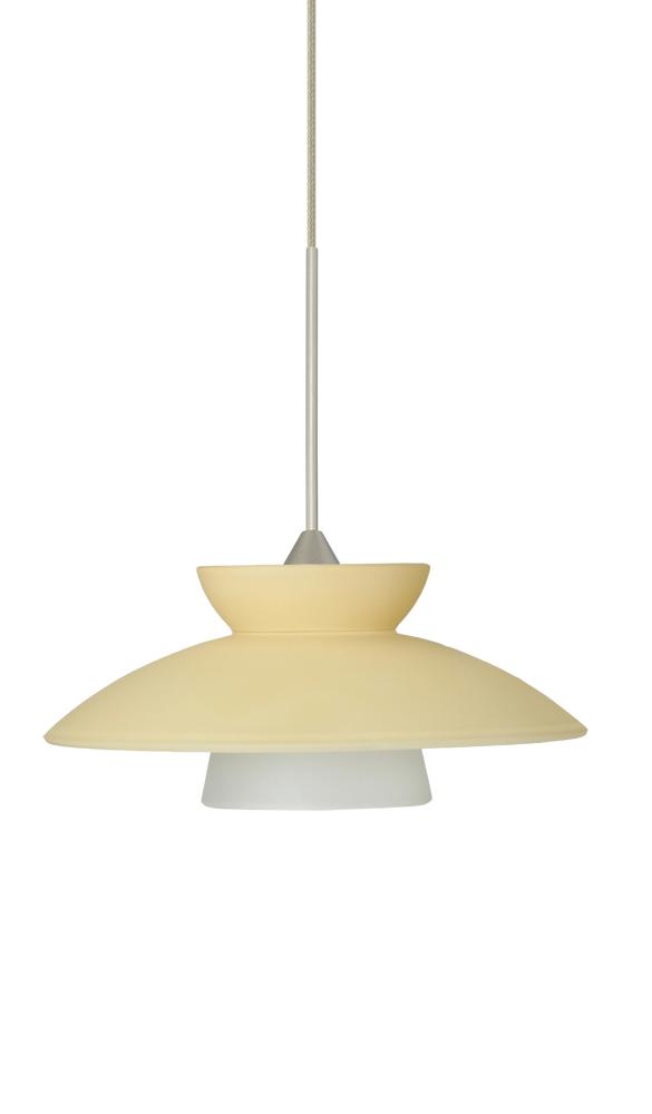 Besa Pendant Trilo 7 Satin Nickel Champagne 1x5W LED