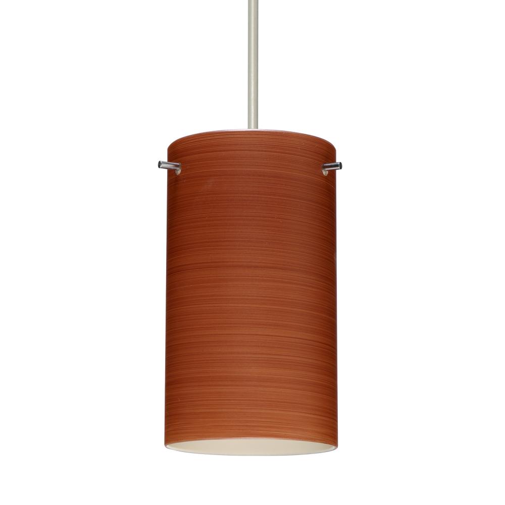 Besa Stilo 7 Pendant Satin Nickel Cherry 1x50W Halogen, 277V