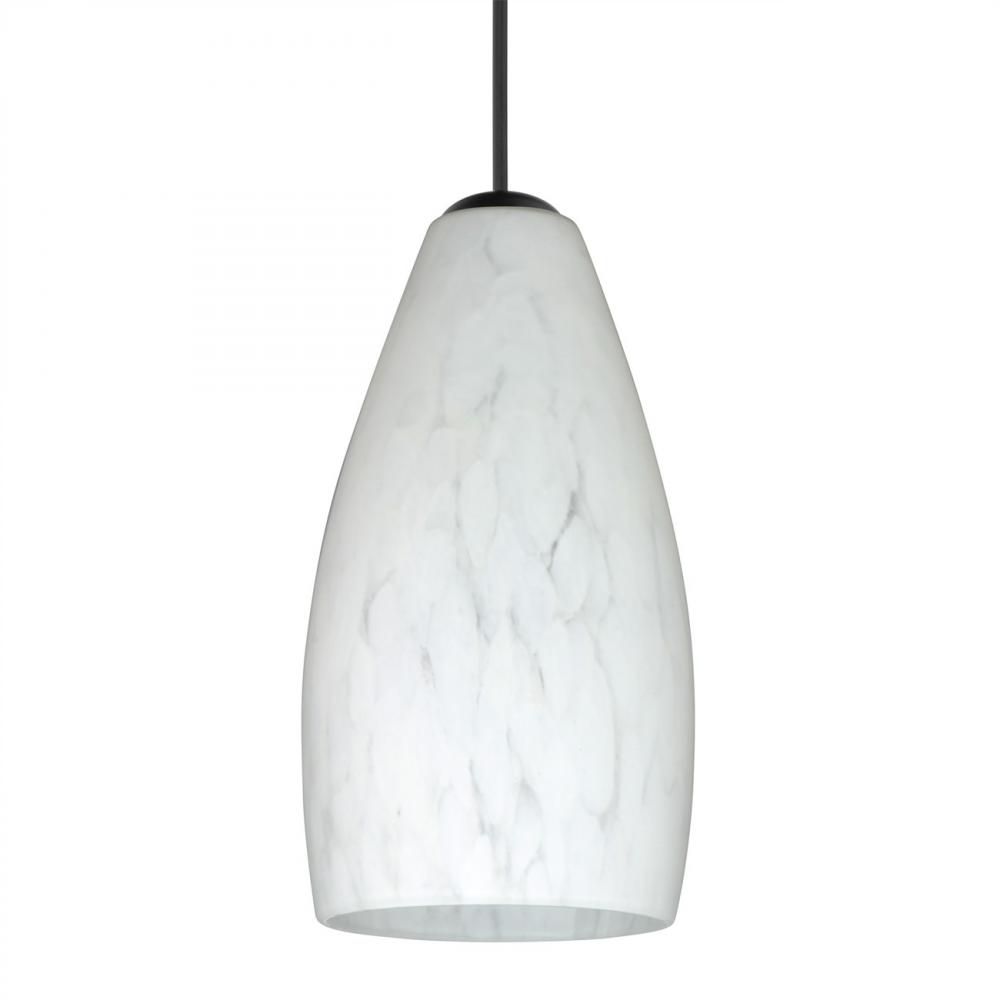 Besa Pendant Karli, Black Finish, Carrera 1x5W LED