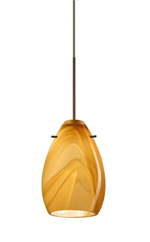 Besa Pendant Pera 6 Bronze Honey 1x50W Halogen