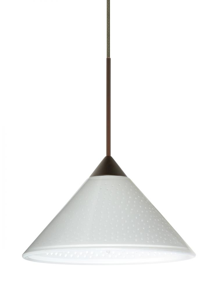 Besa Pendant Kona Bronze White Starpoint 1x50W Halogen, 15Ft. Cord