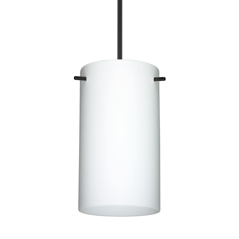 Besa Stilo 7 Pendant Black Opal Matte 1x50W Halogen, 277V