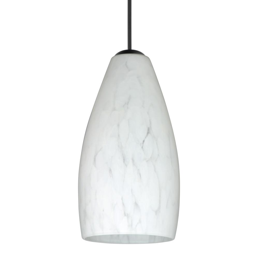 Besa Pendant Karli, Black Finish, Carrera 1x50W MAX GY6.35 Base