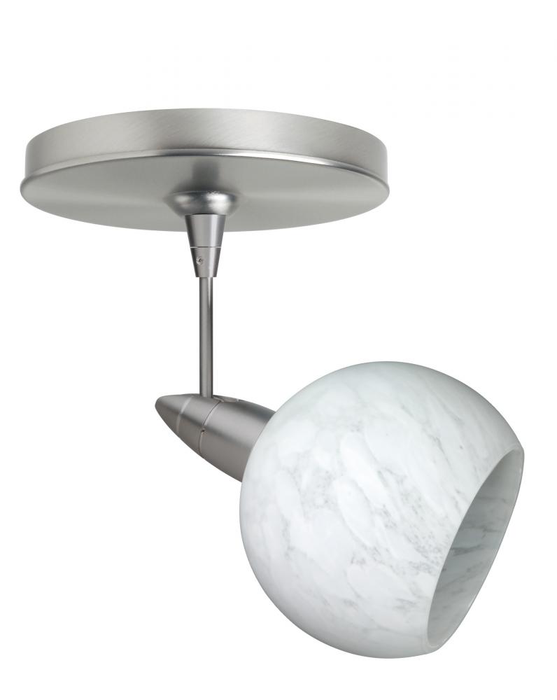 Besa Spotlight Palla 3 Satin Nickel Carrera 1x35W Halogen Mr11