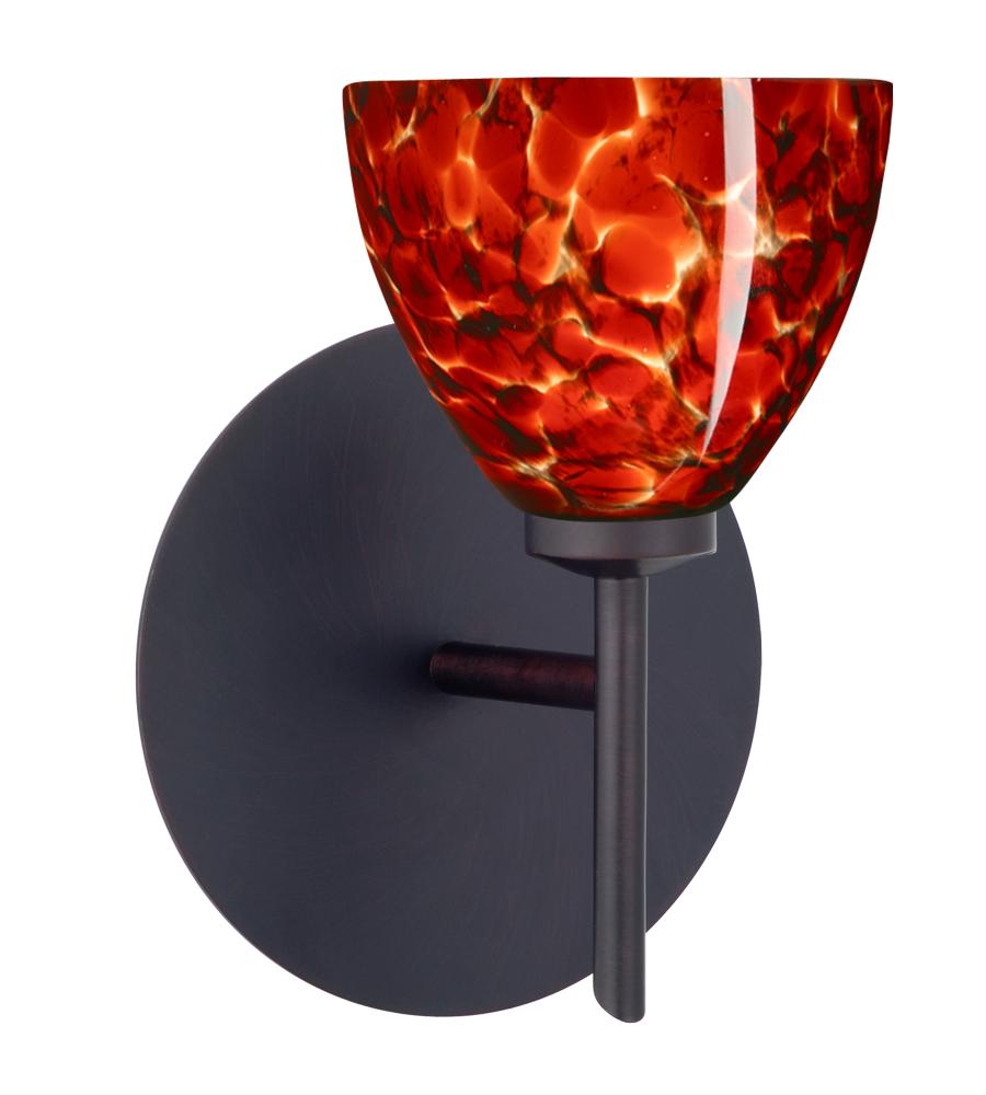 Besa Divi Wall 1SW Garnet Bronze 1x5W LED