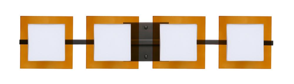 Besa Wall Alex Bronze Opal/Armagnac 4x50W G9