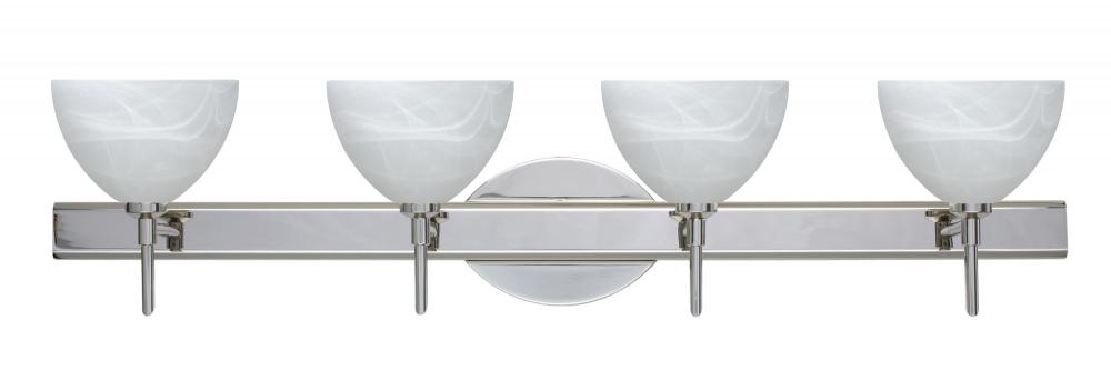 Besa Wall Brella Chrome Marble 4x5W LED