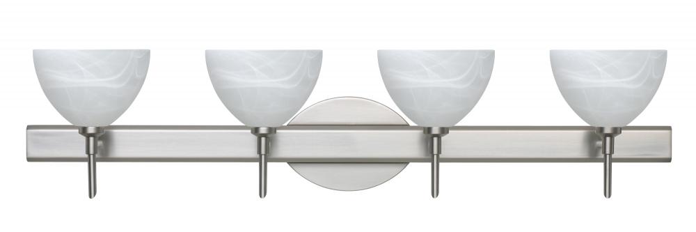 Besa Wall Brella Satin Nickel Marble 4x5W LED