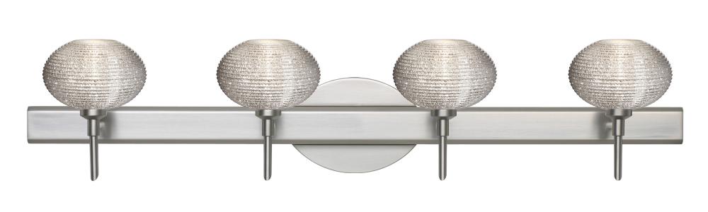 Besa Wall Lasso Satin Nickel Glitter 4x40W G9