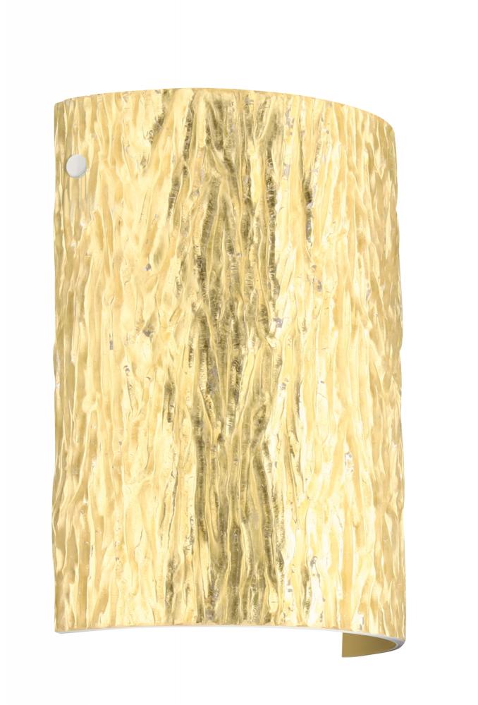 Besa Tamburo Stone LED Wall Stone Gold Foil White 1x8W LED