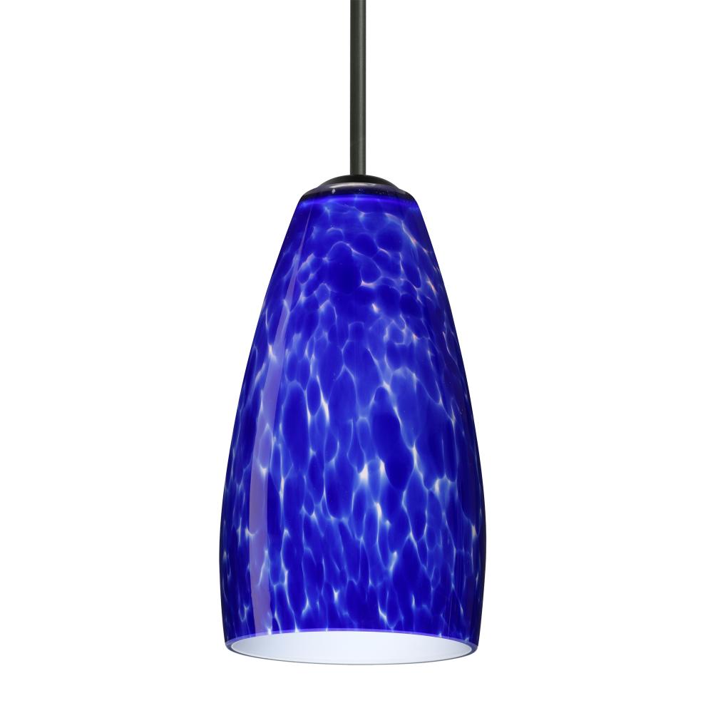 Besa Chrissy Pendant For Multiport Canopy Black Blue Cloud 1x50W MAX E26 Base