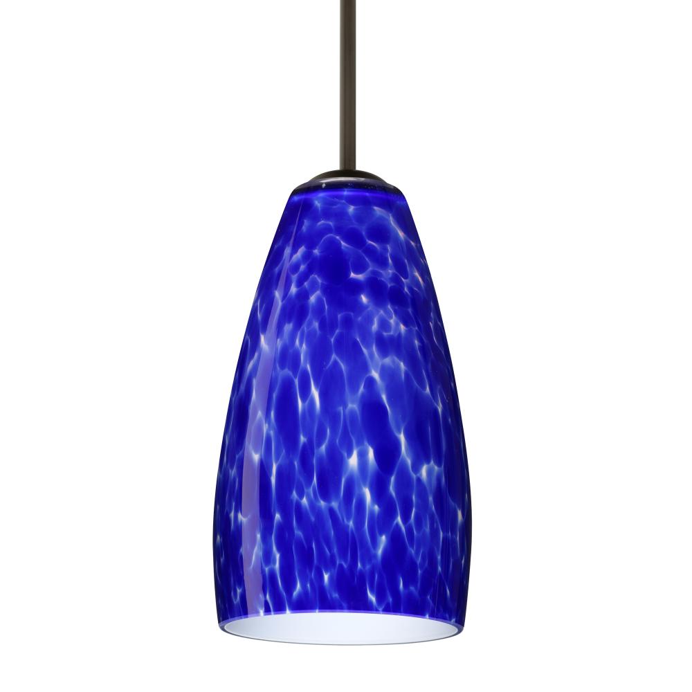 Besa Chrissy Pendant For Multiport Canopy Bronze Blue Cloud 1x50W MAX E26 Base