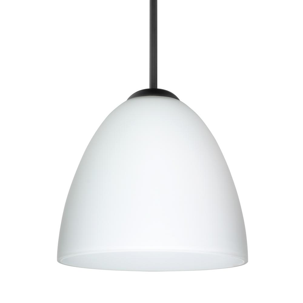 Besa Vila Pendant For Multiport Canopy Black Opal Matte 1x60W MAX E26 Base