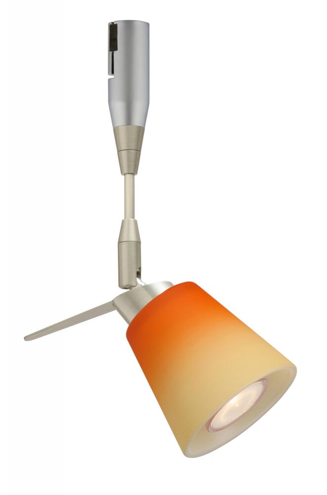 Besa Spotlight Canto 3 Satin Nickel Bicolor Orange/Pina 1x35W Halogen Mr11