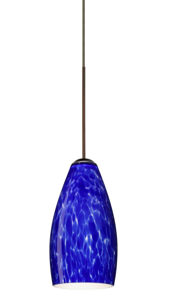 Besa Pendant Karli Bronze Blue Cloud 1x50W Halogen